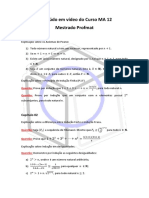 MA 12 Conteúdo em Vídeo Do Curso MA 12 Matemática Discreta Mestrado Profmat