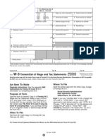 US Internal Revenue Service: fw3 - 2000