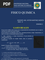 2 Semana 3 Fisico Quìmica - Gases Reales