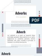 Adverbs: What Is Are Adverbs?