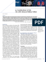 For The Clinician: Clinical Pharmacology Considerations in Pain Management in Patients With Advanced Kidney Failure