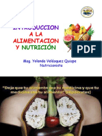 Semana 1 Introduccion Alimentaciony Nutricion