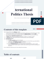 International Politics Thesis