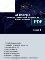 Tema 1 - La Energía