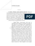 Voto de Gilmar Mendes No Caso Das "Rachadinhas" e o Foro de Flávio Bolsonaro