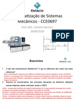 Automatização de Sistemas Mecânicos 2020.2 - Semana 6