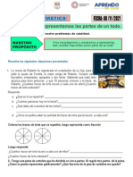 MATEMATICA Representamos Las Partes de Un Todo.