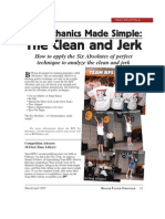 Clean and Jerk Bio Mechanics