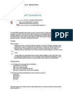 Lesson 2: Stated Detail Questions: Reading Comprehension: Stated Details