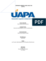 Tarea IV - La Funcion Adminsitrativa en La Republica Dominicana