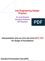 Geotechnical Engineering Design Practice: Dr. Sunil Khuntia Assistant Professor NIT Rourkela