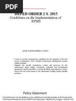 DepEd Order No 2 S 2015