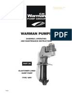 Warman Pumps: Assembly, Operating and Maintenance Instructions