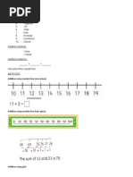 Notes For Addition