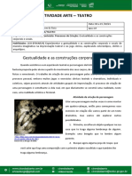 6 Ano 04 A 15 de Outubro - Gestualidade e Construções Corporais e Vocais