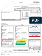 Factura: Servicio de Electricidad