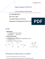 Engineering Economics (MS-291) : Lecture # 8