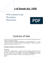 The Sale of Goods Act, 1930 Law Mentor PPT Task by Mohd Arham