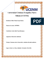 119070094-Resumen Sobre El Desarrollo Sostenible y Cuidado Del Medio Ambiente.