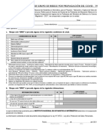 Ficha - Grupo de Riesgo Por Propagación Del Covid