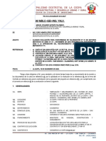 INFORME #76 - REVISIÓN DE VALORIZACIÓN #01 MAYORES METRADOS #01 AGUA LA COIPA Noviembre 2019