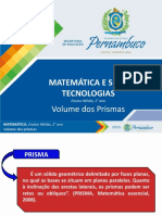 Volume Dos Prismas