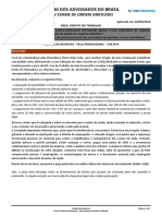 Gabarito Justificado - Direito Do Trabalho