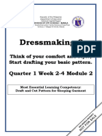 Dressmaking-9: Quarter 1 Week 2-4 Module 2