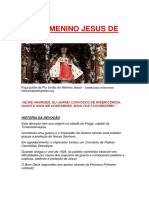 Devocionario Divino Menino Jesus de Praga