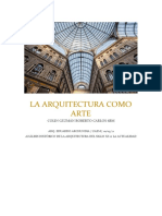 La Arquitectura Como Arte