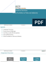 Automation Services Work Portfolio in Telecom Industry: Open Source. Cloud. Automation