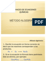 Metodo Algebraico