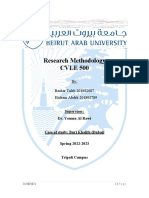 Research Methodology Ass2 (Literature) 1