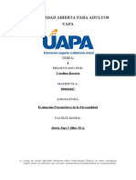 Evaluación Psicométrica de La Personalidad Tarea 1