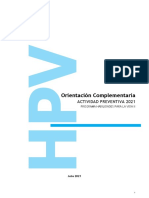 Orientacion Preventiva 2021 HPV Ii