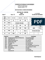 Mangalore Institute of Technology and Engineering: Time Table: 2021 - 22 (Odd Sem)