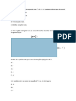 Equação Do 2° Grau Exercícios