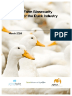 Farm Biosecurity Manual For The Duck Meat Industry - 2020