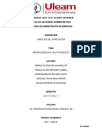 Operaciones en El Sector Servicio y Diapositivas