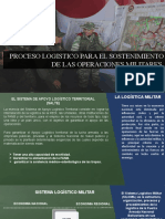 Proceso Logistico para El Sostenimiento de Las Operaciones Militares.