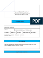 Plano de Curso Biologia