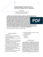 Understanding English Through Pictures: The Graded Direct Method of I.A. Richards