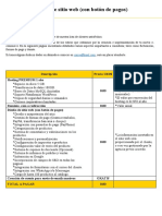 Proforma Sitio Web (Con Boton de Pagos)