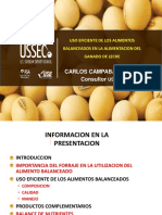 Utilizacion Eficiente de Los Alimentos Balanceados DR Carlos Campabadal H Costa Rica