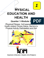 Physical Education and Health: Quarter 1-Module 3