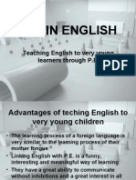 Teaching English To Very Young Learners