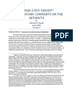 "Ramses II BYU Exhibit: Supplementary Comments On The Artifacts," FARMS Preliminary Report, SMI-86 (Provo: FARMS, 1986) .