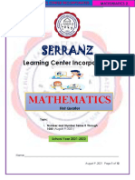 LESSON 1 Math Numbers and Number Sense