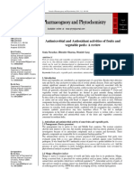 Antimicrobial and Antioxidant Activities of Fruits and Vegetable Peels: A Review