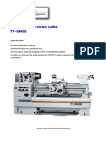 High Speed Precision Lathe TY-1845S: Main Features